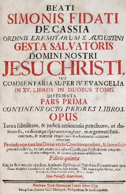 Bild Nr.1: 139-94 Fidati,S.: (Alte Drucke, Handschriften und Theologie)