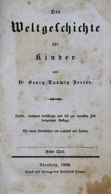 Bild Nr.2: 139-956 Jerrer,G.L. (d.i. J.H.Meynier).: (Kinder- und Jugendbücher)