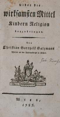 Bild Nr.1: 139-983 Salzmann,C.G.: (Kinder- und Jugendbücher)