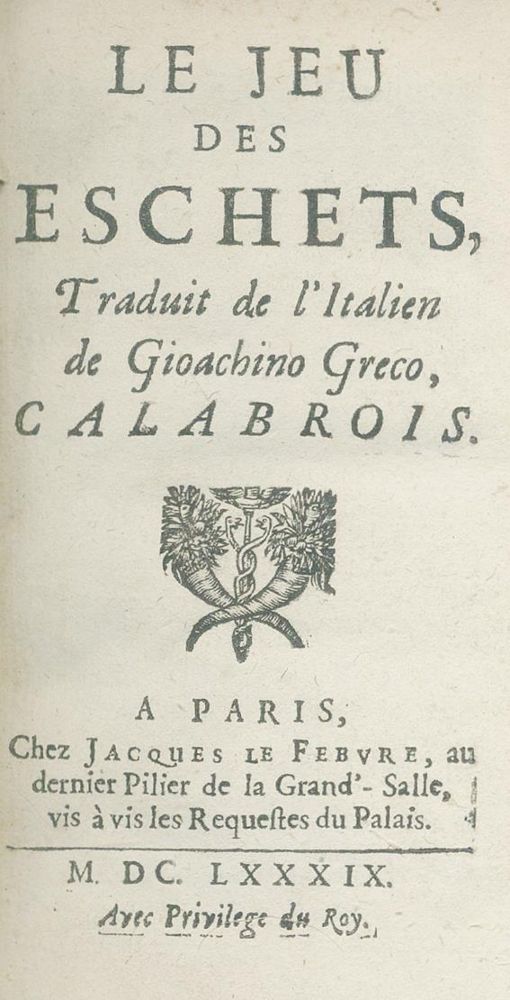 Große Abbildung Nr.1: 140-1000 Gioacchino,G.: (Spiele, Schach)
