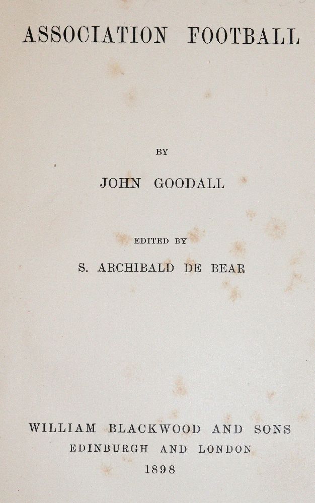 Große Abbildung Nr.1: 140-1001 Goodall,J.: (Sport, Fußball)