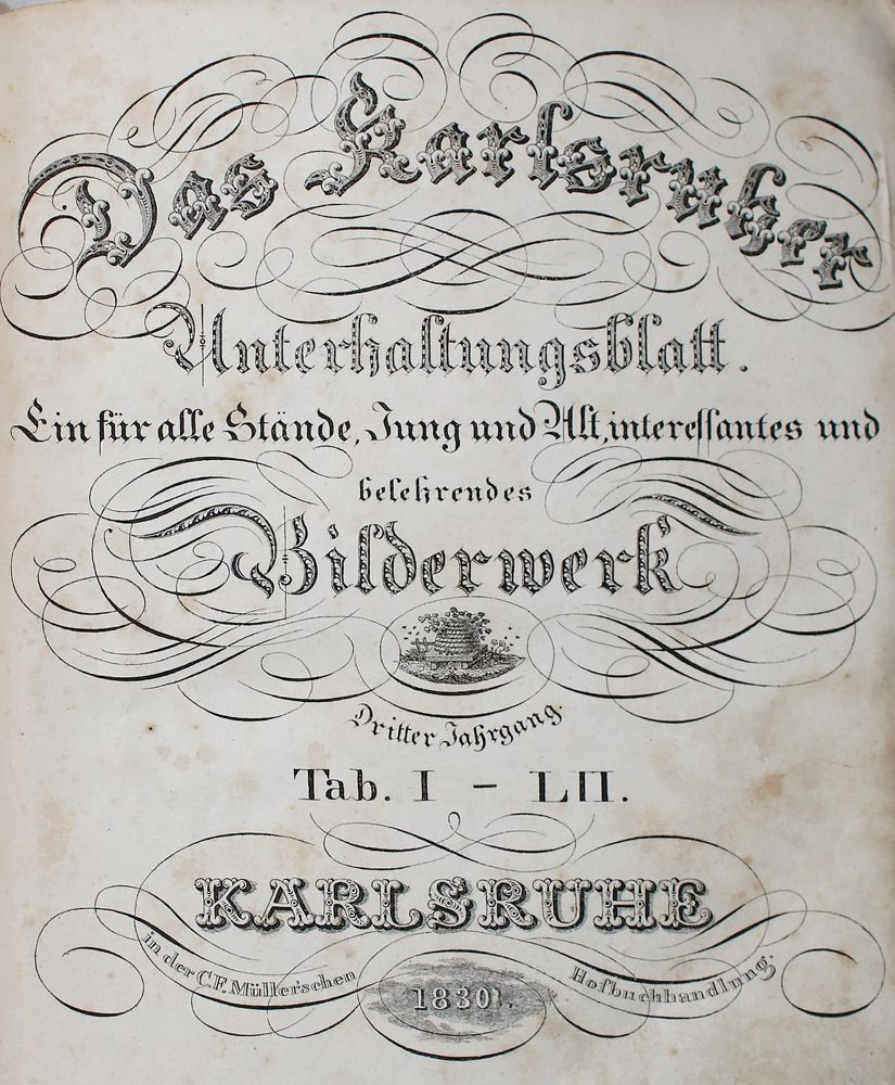 Große Abbildung Nr.1: 140-1018 Karlsruher Unterhaltungsblatt, Das.: (Zeitschriften und Zeitungen)