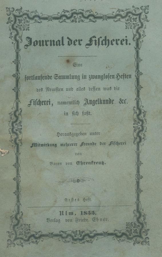 Große Abbildung Nr.1: 140-1025 Ehrenkreutz,(J.V.A.E.)v. (Hrsg.).: (Jagd, Fischerei)