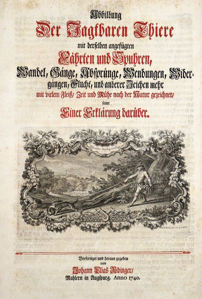 Große Abbildung Nr.1: 140-1029 Ridinger,J.E.: (Jagd)