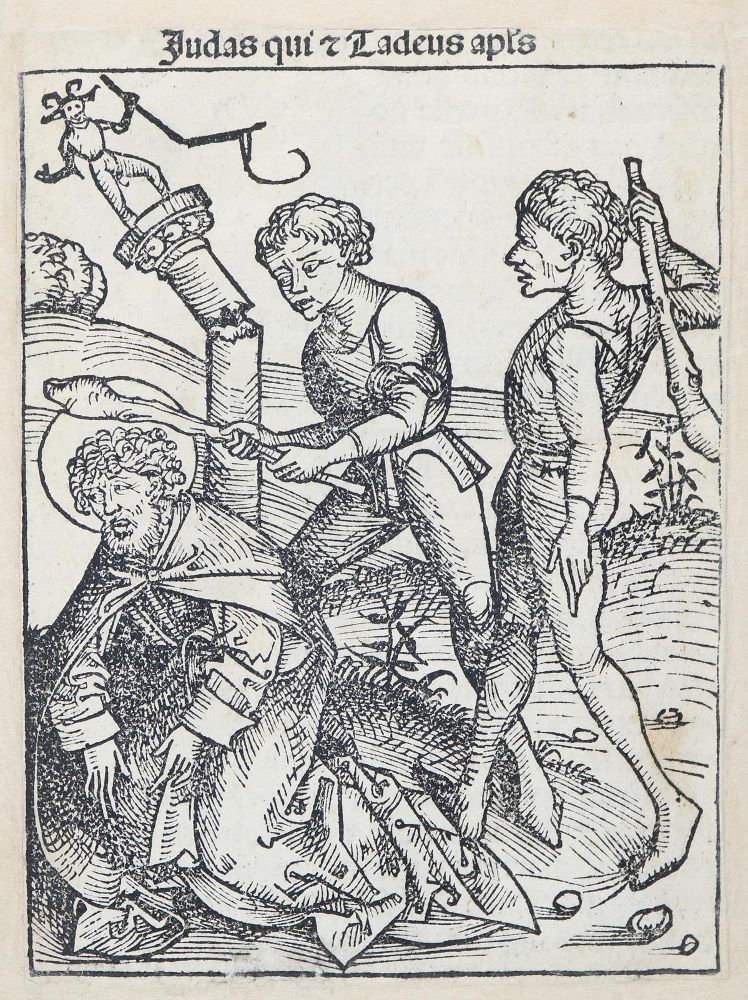 Große Abbildung Nr.6: 140-104 Drei Buchholzschnitte,: (Buchholzschnitte)