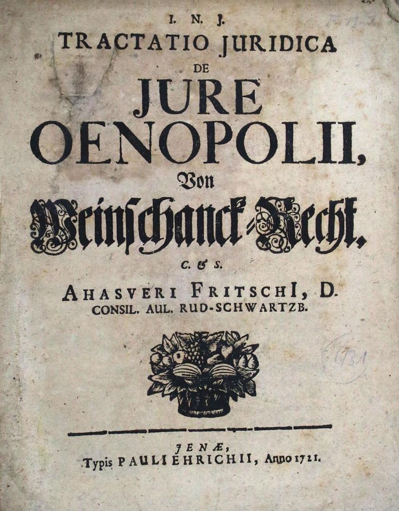 Große Abbildung Nr.1: 140-1041 Fritsch,A.: (Küche und Haushalt, Getränke, Wein)