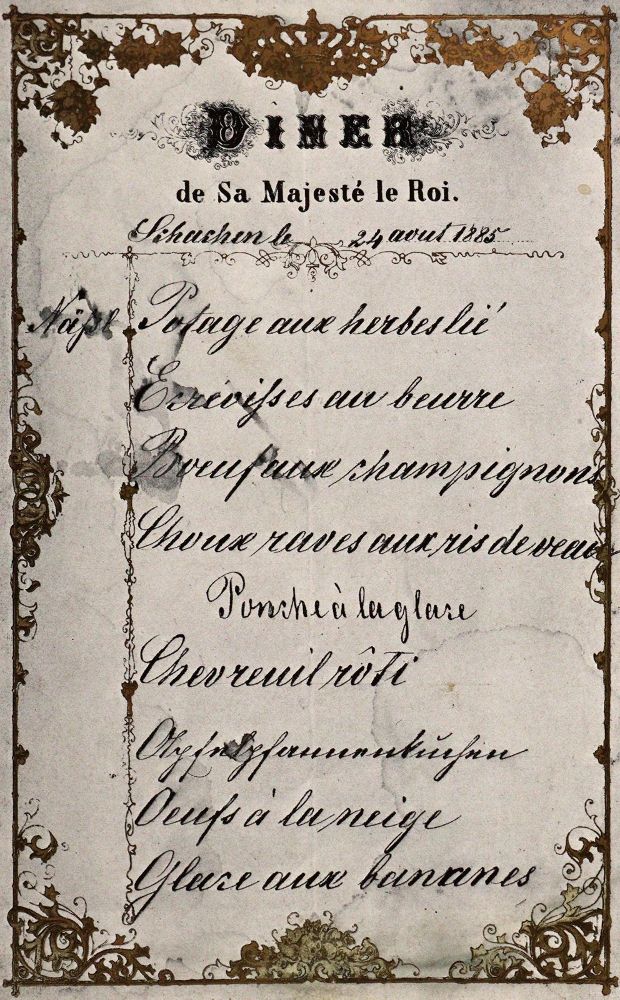 Große Abbildung Nr.7: 140-1058 Menukarten.: (Küche und Haushalt)