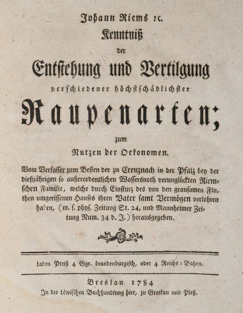 Große Abbildung Nr.1: 140-1066 Riem,J.: (Land- und Forstwirtschaft, Forstwirtschaft)