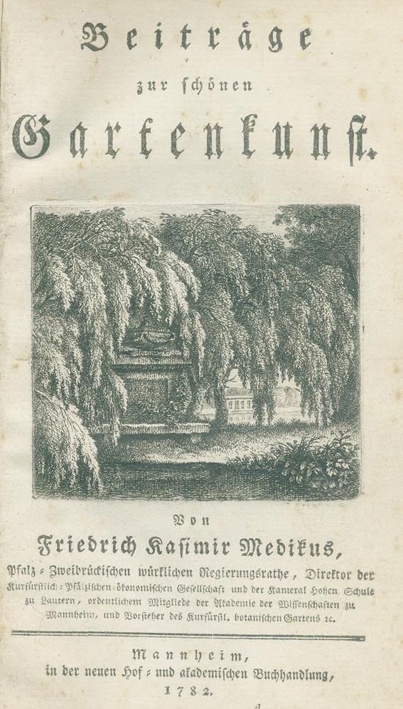 Große Abbildung Nr.1: 140-1070 Medikus,F.K.: (Land- und Forstwirtschaft, Garten)