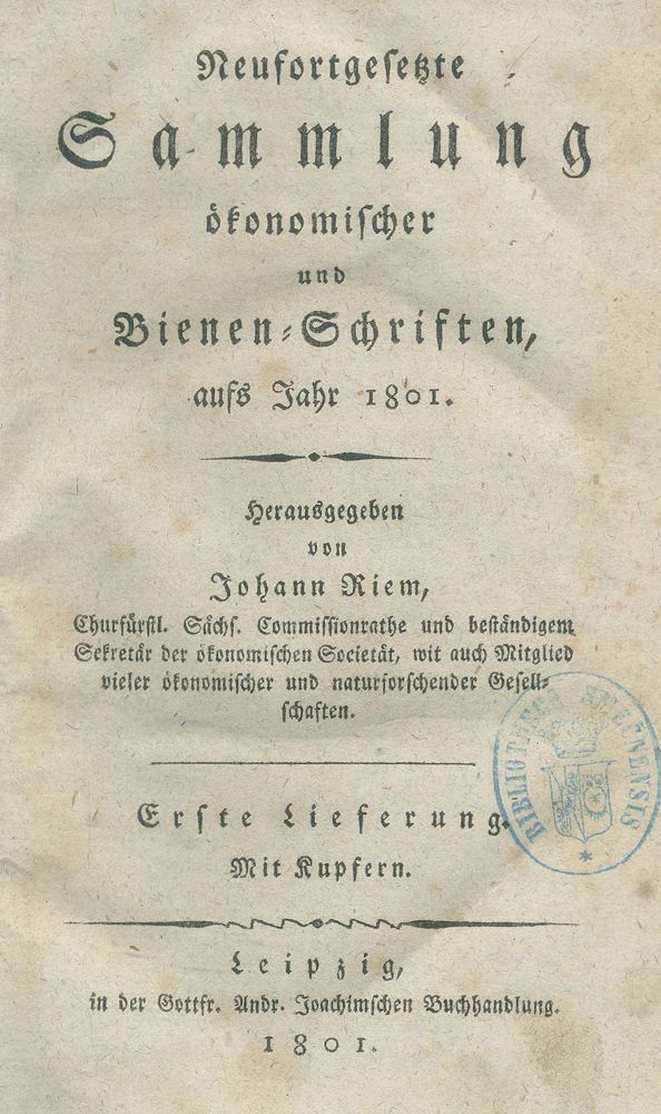 Große Abbildung Nr.2: 140-1073 Neue Sammlung vermischter ökonomischer Schriften.: (Land- und Forstwirtschaft, Landwirtschaft)