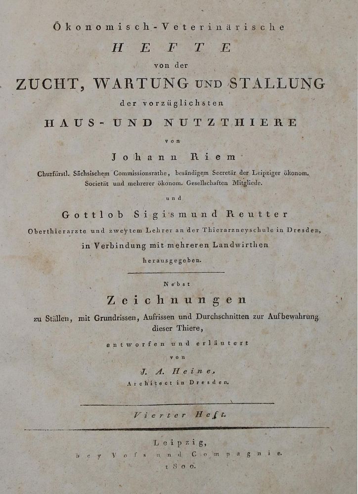 Große Abbildung Nr.1: 140-1075 Riem,J.: (Land- und Forstwirtschaft, Landwirtschaft, Schweine)