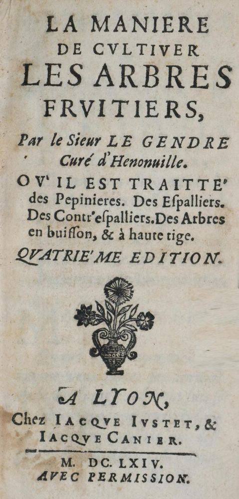 Große Abbildung Nr.1: 140-1077 (Arnauld D'Andilly,R.).: (Land- und Forstwirtschaft, Obstbau)
