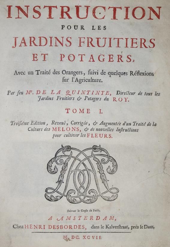 Große Abbildung Nr.1: 140-1079 La Quintinye,J.de.: (Land- und Forstwirtschaft, Pomologie)