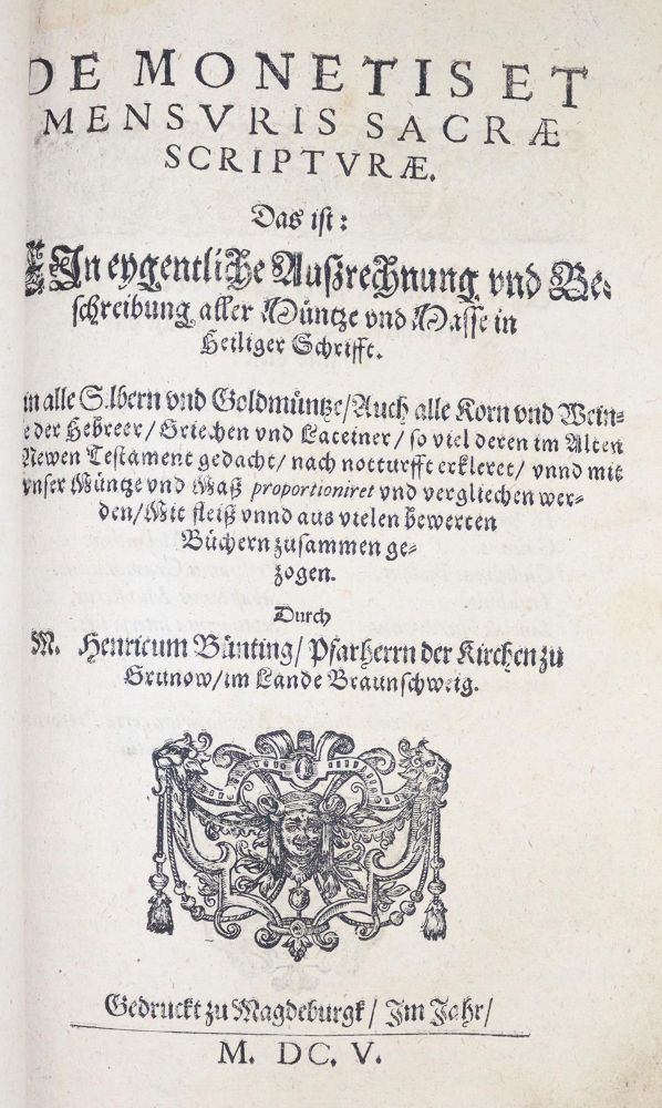 Große Abbildung Nr.88: 140-108 Bünting,H.: (Alte Drucke, Handschriften und Theologie)