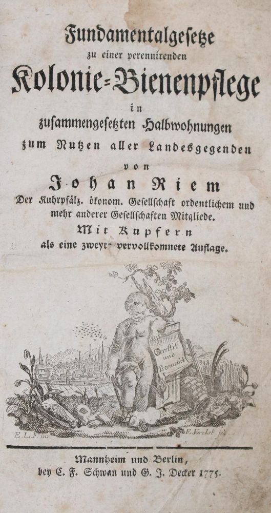 Große Abbildung Nr.1: 140-1085 Riem,J.: (Land- und Forstwirtschaft, Tierhaltung, Imkerei)