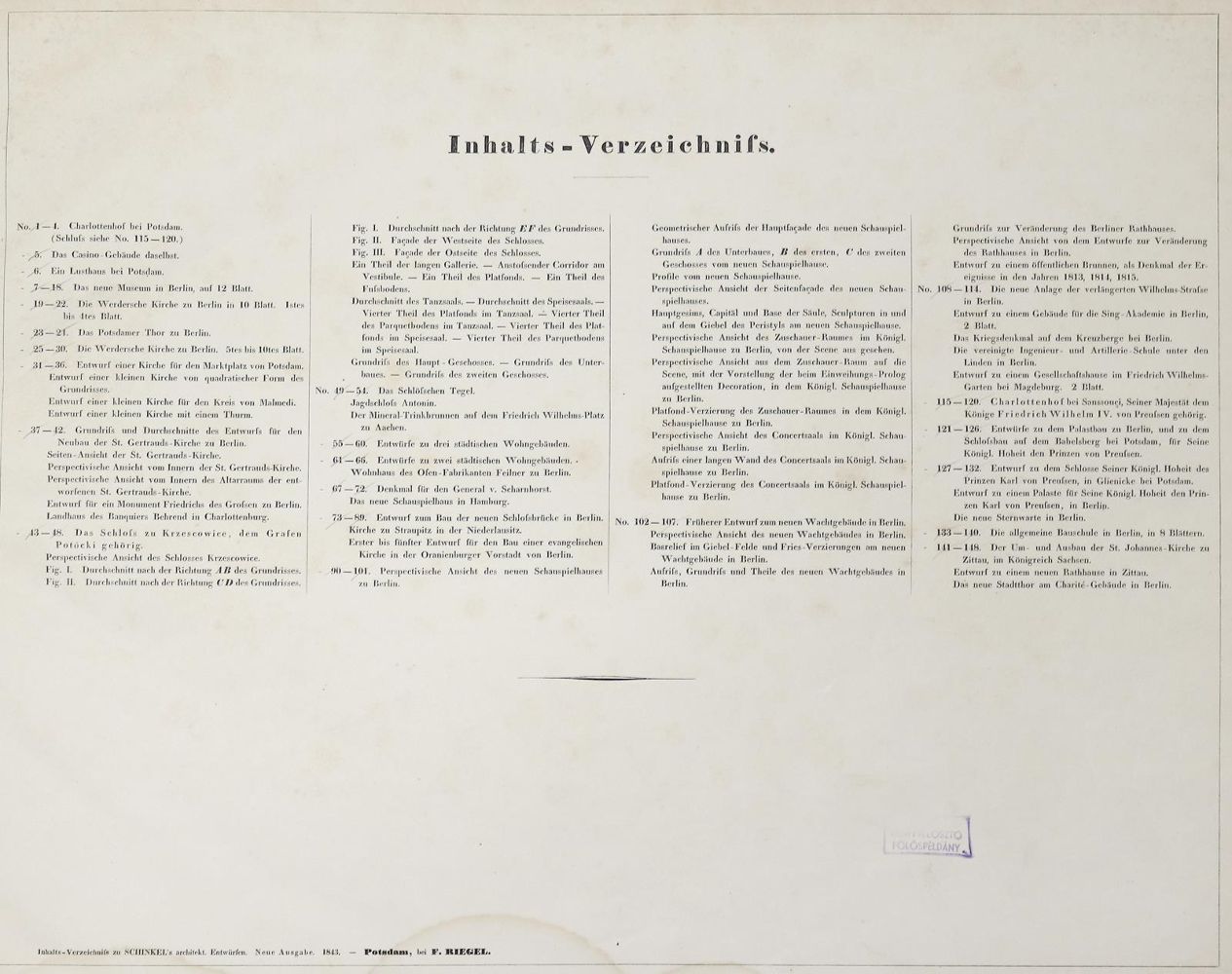 Große Abbildung Nr.5: 140-1107 Schinkel,K.F.: (Architektur)