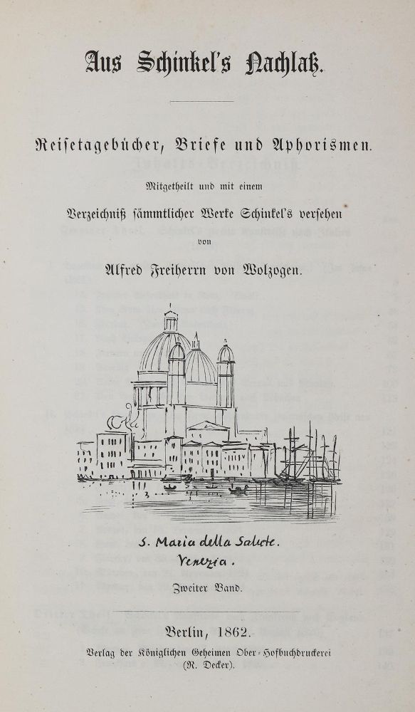 Große Abbildung Nr.1: 140-1108 Sammlung: (Architektur, Schinkel)