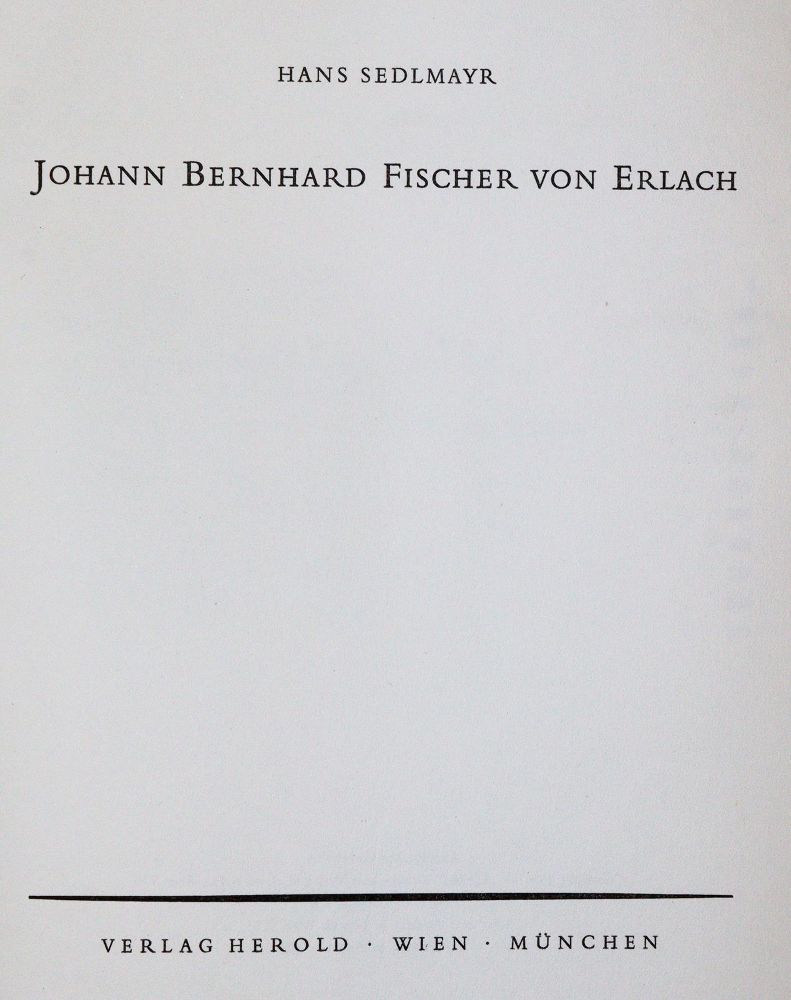 Große Abbildung Nr.1: 140-1109 Sedlmayr,H.: (Architektur)