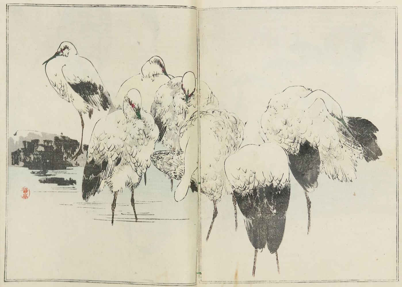 Große Abbildung Nr.1: 140-1128 Watanabe Shotei (auch Seitei).: (Japan)