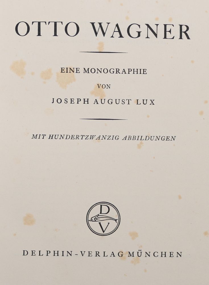 Große Abbildung Nr.1: 140-1146 Lux,J.A.: (Kunstwissenschaft)