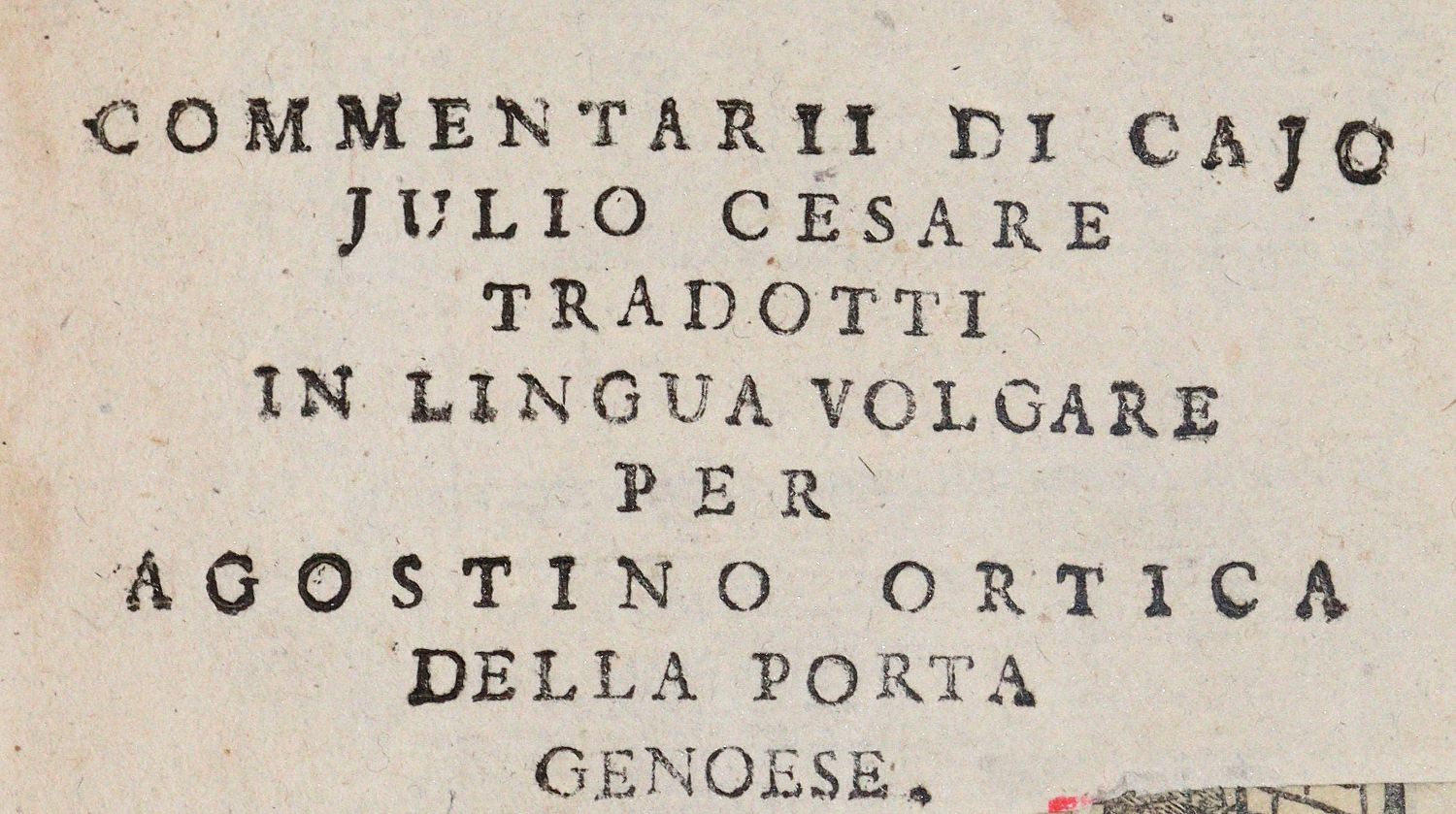 Große Abbildung Nr.1: 140-115 Caesar,C.J.: (Alte Drucke, Handschriften und Theologie)