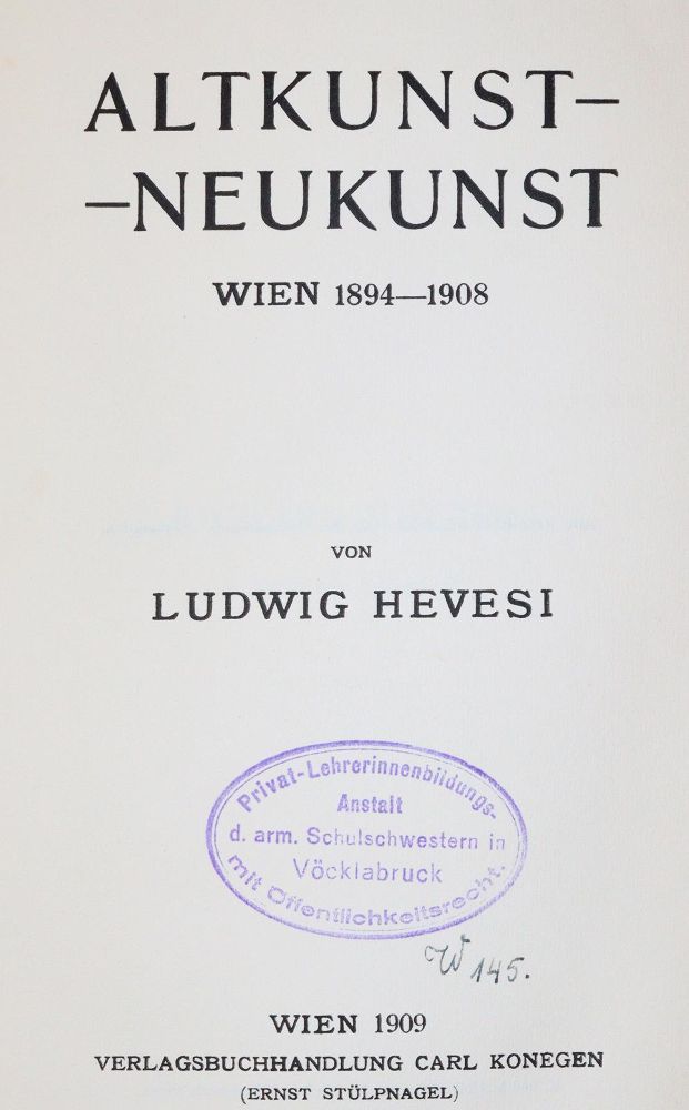 Große Abbildung Nr.1: 140-1155 Hevesi,L.: (Österreich)