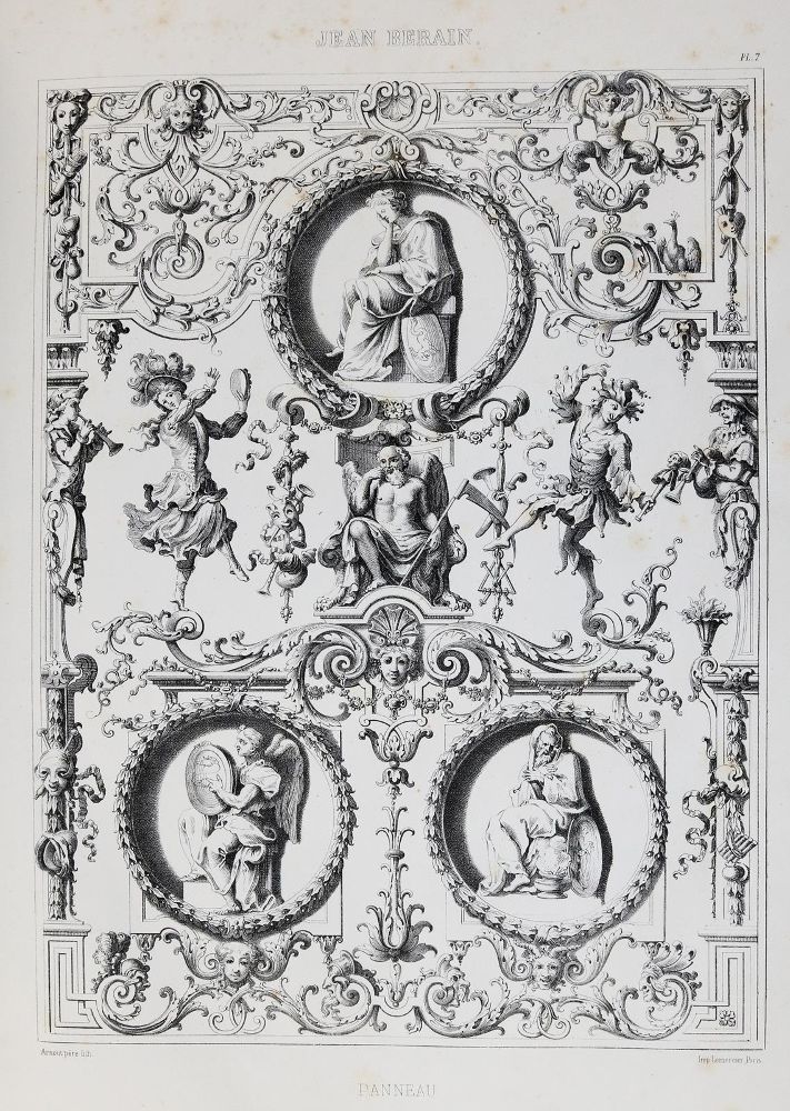 Große Abbildung Nr.3: 140-1160 Thiollet,F. u. H.Roux.: (Ornamente)