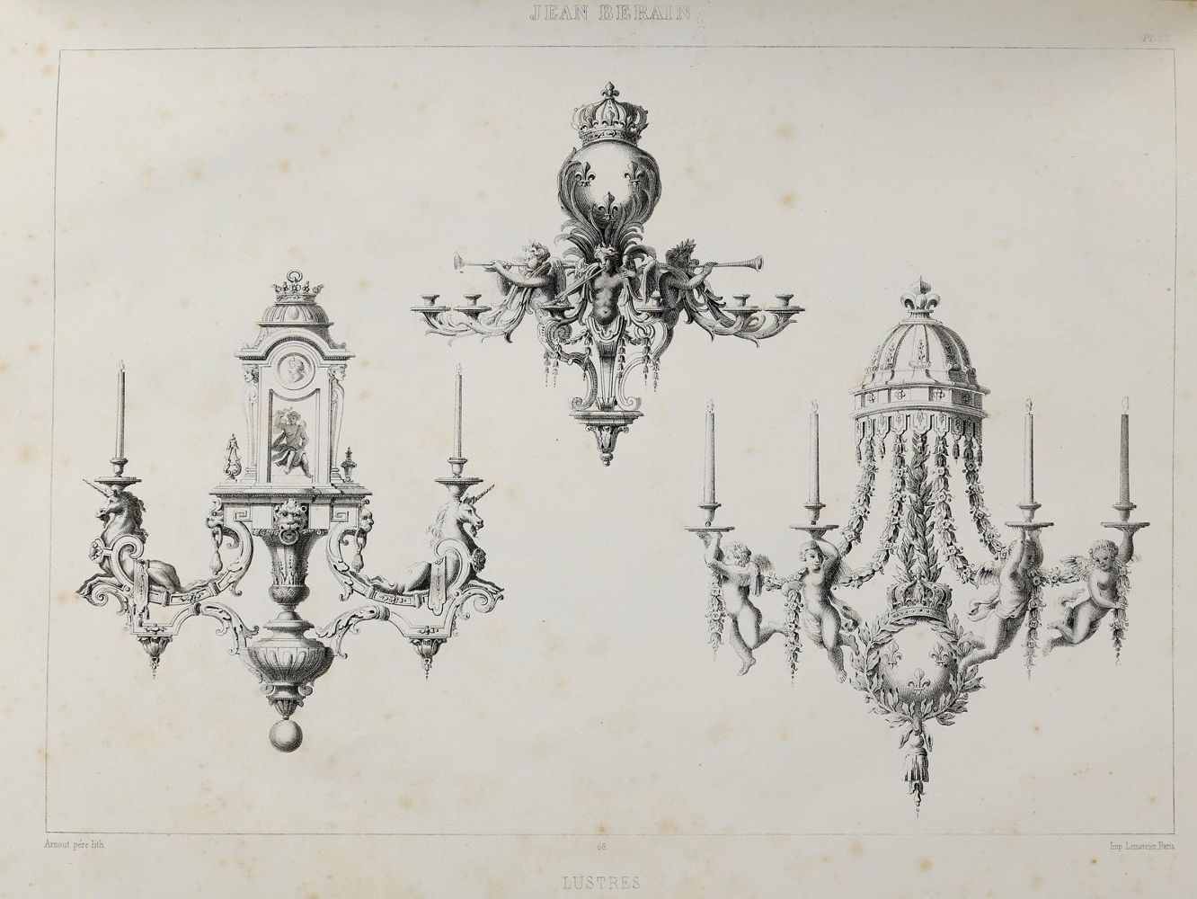 Große Abbildung Nr.4: 140-1160 Thiollet,F. u. H.Roux.: (Ornamente)