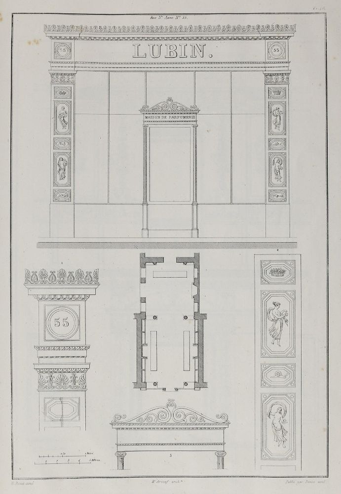 Große Abbildung Nr.6: 140-1160 Thiollet,F. u. H.Roux.: (Ornamente)