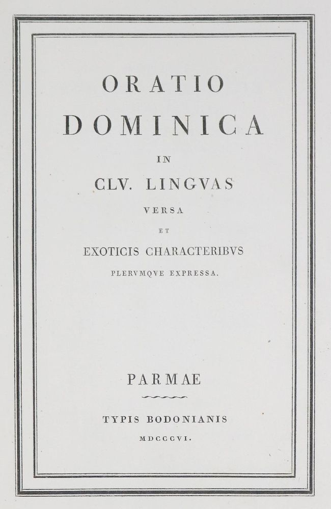 Große Abbildung Nr.1: 140-1178 (Bodoni,G.).: (Bodoni)