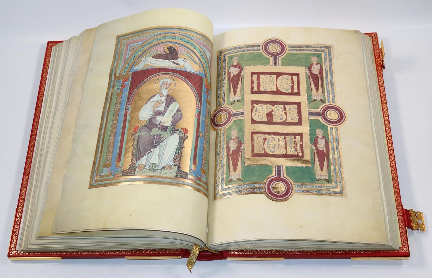Große Abbildung Nr.6: 140-1202 Codex Aureus Escorialensis.: (Faksimile)