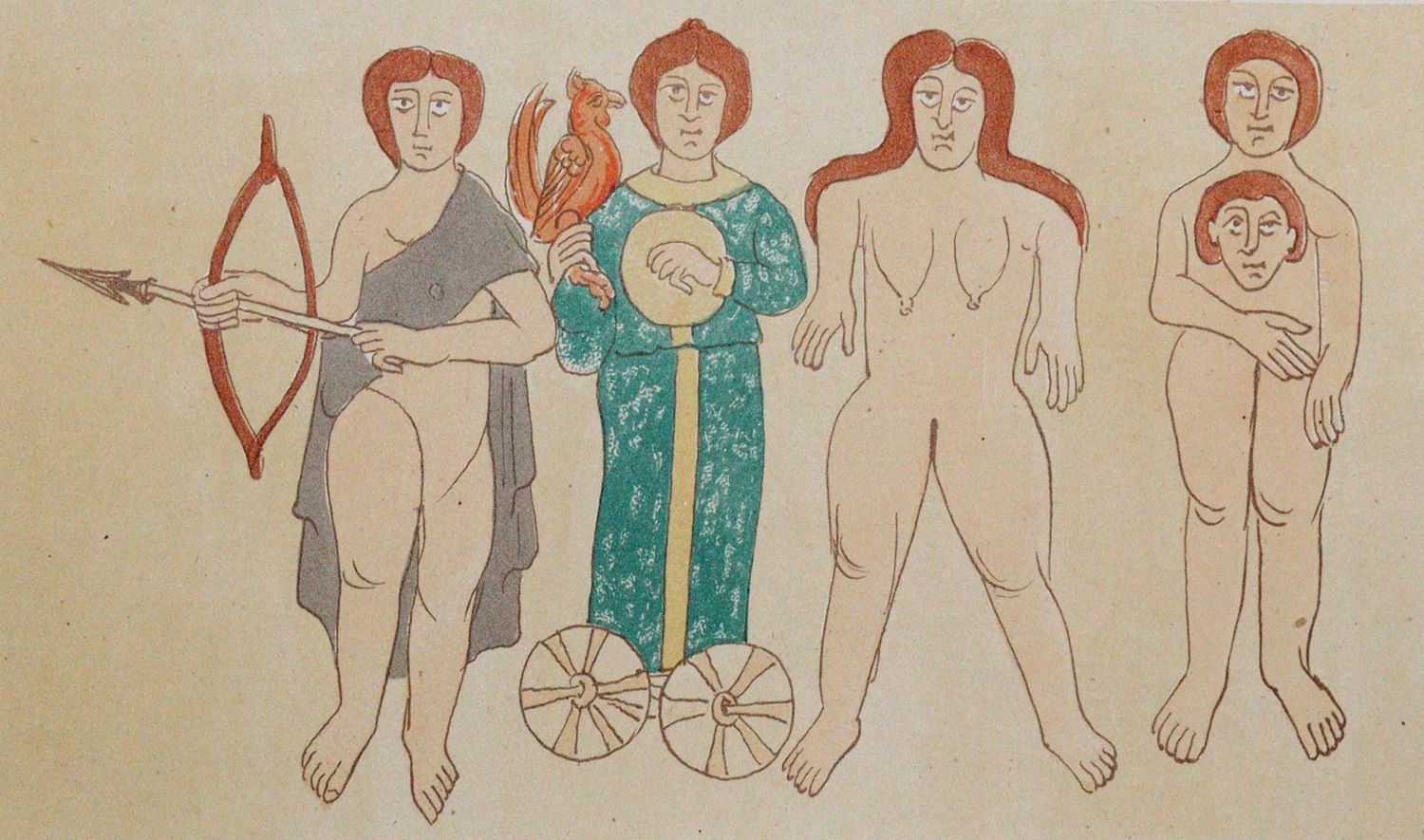 Große Abbildung Nr.4: 140-1208 Hrabanus,M.: (Faksimile)