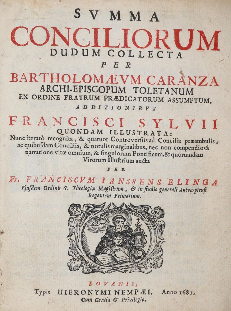 Große Abbildung Nr.1: 140-122 Carranza,B.: (Alte Drucke, Handschriften und Theologie)