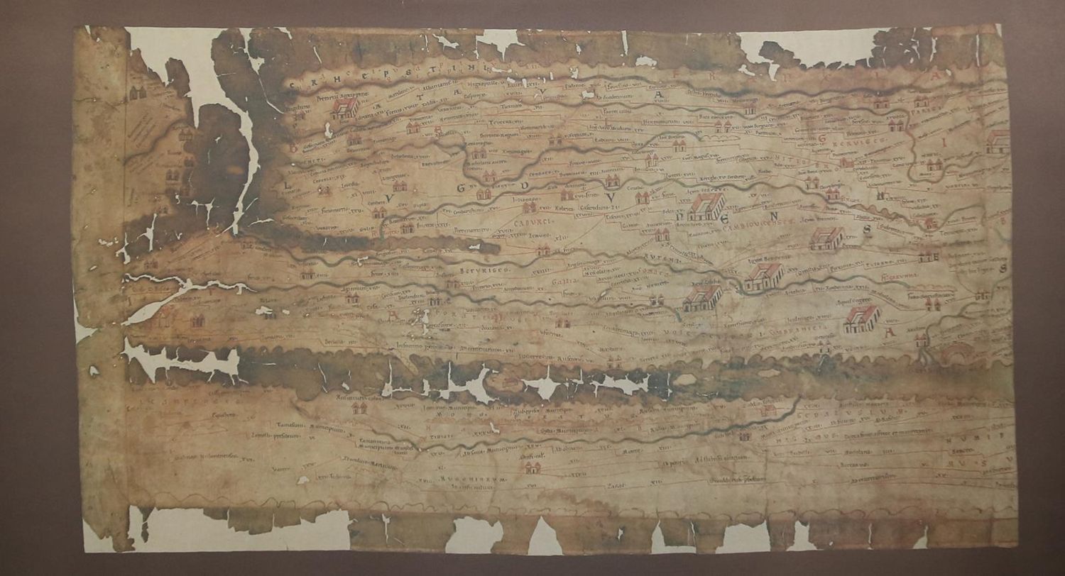 Große Abbildung Nr.210: 140-1223 Tabula Peutingeriana.: (Kartographie)