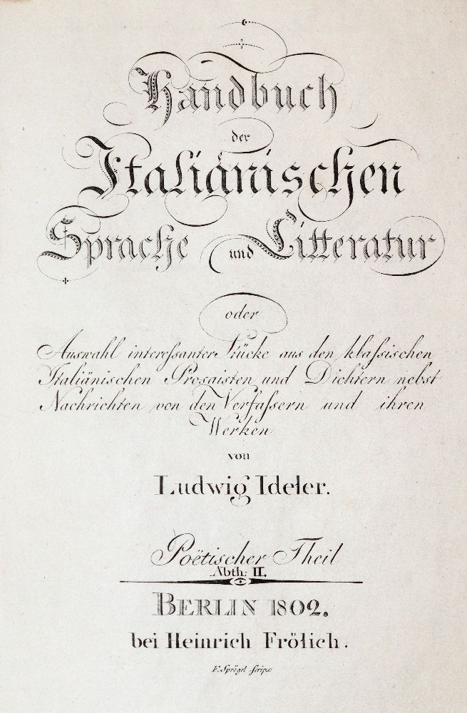 Große Abbildung Nr.1: 140-1229 Ideler,L.: (Lexika - Wörterbücher - Sprachwissenschaften)