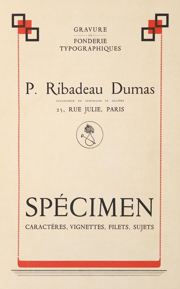 Große Abbildung Nr.2: 140-1260 Ribadeau Dumas,P.: (Typographie und Kalligraphie)