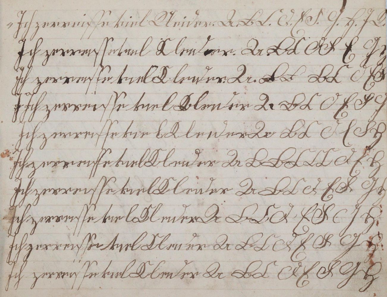 Große Abbildung Nr.3: 140-1262 Übungsbuch: (Typographie und Kalligraphie)