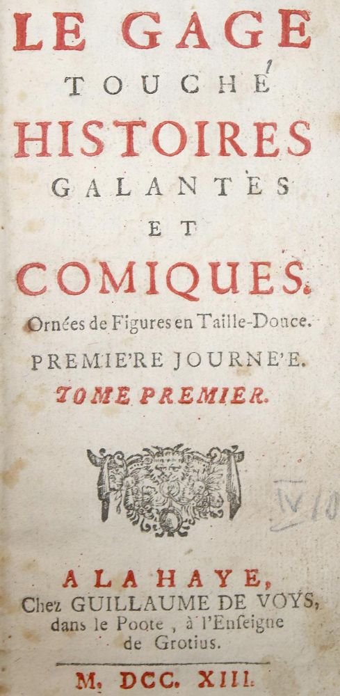 Große Abbildung Nr.1: 140-1279 (Le Noble,E.).: (Erotika - Galantes)