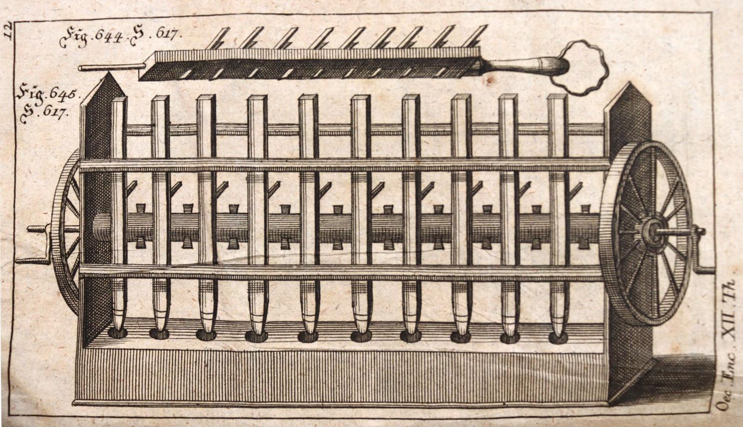 Große Abbildung Nr.6: 140-1291 Krünitz,J.G.: (Lexika - Wörterbücher - Sprachwissenschaften)
