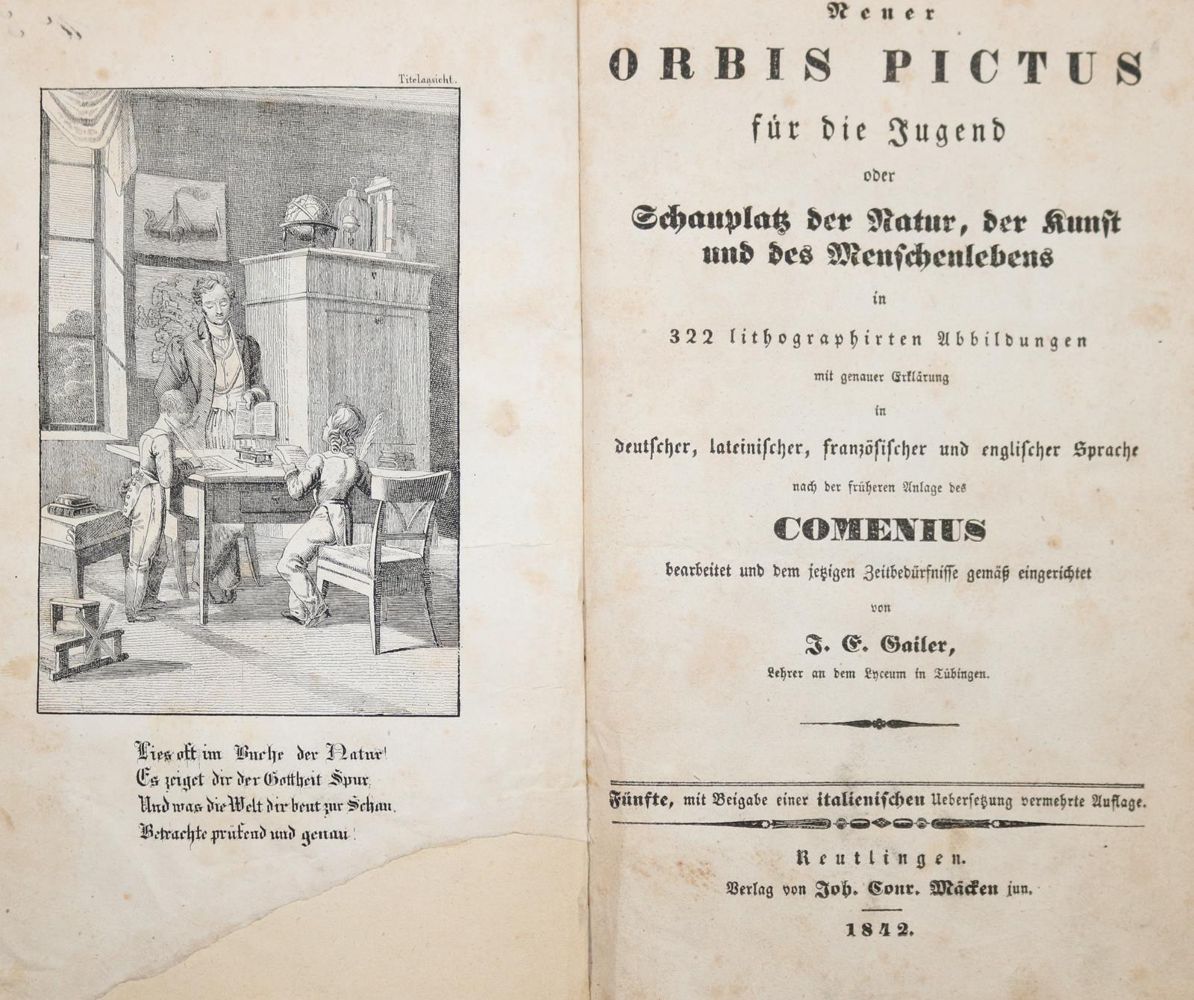 Große Abbildung Nr.2: 140-1331 Comenius,J.A.: (Orbis Pictus)