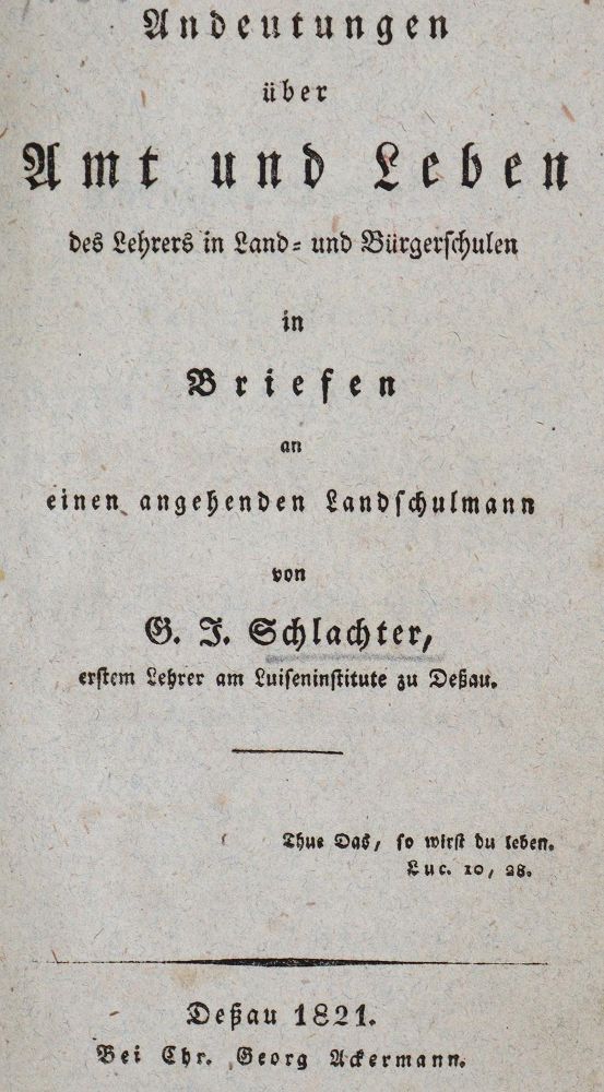 Große Abbildung Nr.2: 140-1340 Wagner,J.J.: (Pädagogik)