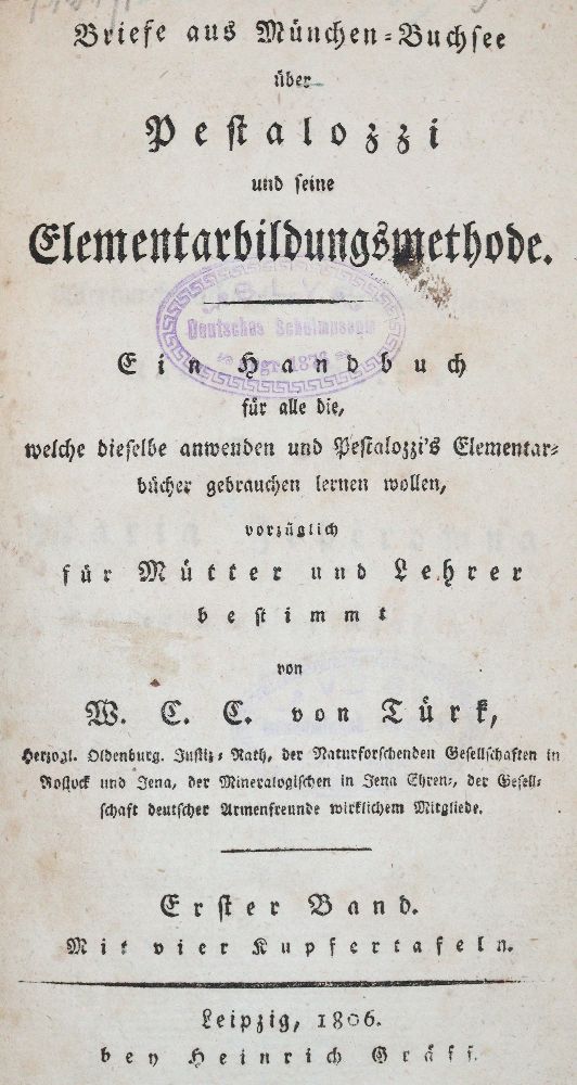 Große Abbildung Nr.1: 140-1342 Türk,W.C.C.v.: (Pestalozzi)