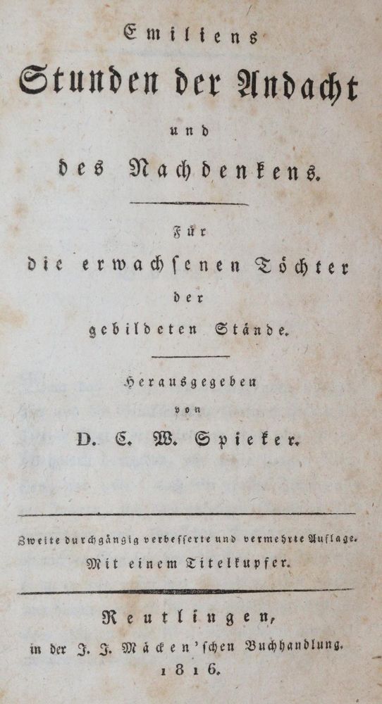 Große Abbildung Nr.1: 140-1346 Spieker,C.W.: (Kinder- und Jugendbücher)