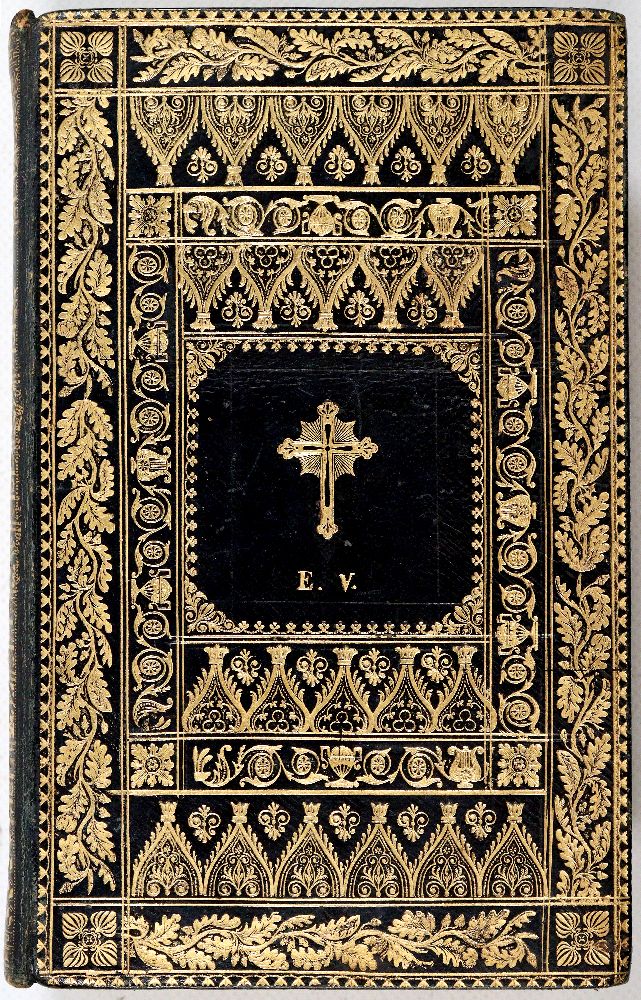 Große Abbildung Nr.2: 140-1396 Schwarzer Ledereinband: (Einband)