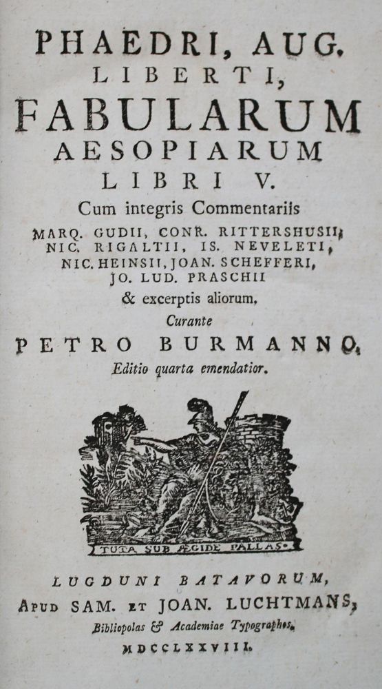 Große Abbildung Nr.1: 140-1400 Phaedrus.: (Fabeln)