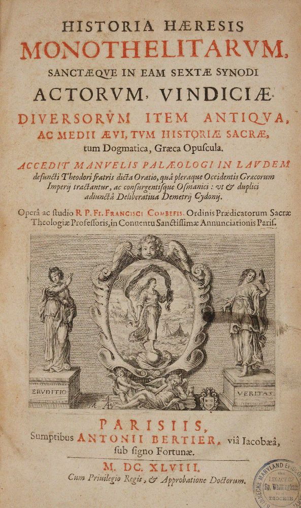 Große Abbildung Nr.1: 140-141 Combefis,F.: (Alte Drucke, Handschriften und Theologie)