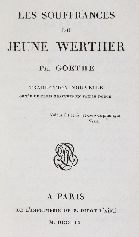 Große Abbildung Nr.1: 140-1414 Goethe,(J.W.v.).: (Literatur und illustrierte Bücher bis 19.Jahrhundert)
