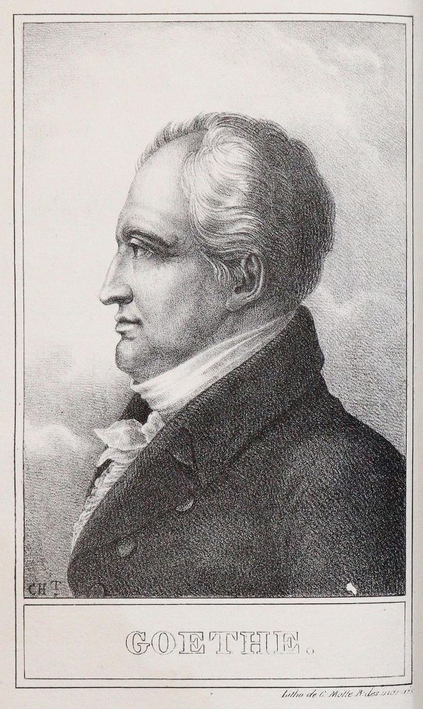 Große Abbildung Nr.2: 140-1415 Goethe,(J.W.v.).: (Literatur und illustrierte Bücher bis 19.Jahrhundert)