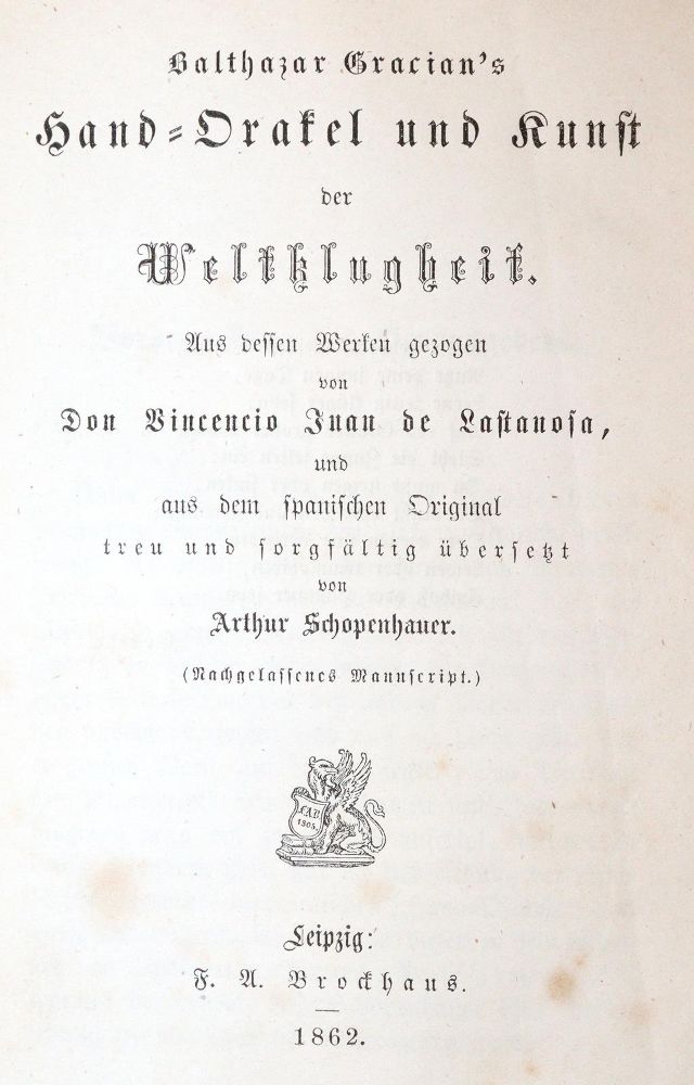 Große Abbildung Nr.1: 140-1423 Gracian,B.: (Literatur und illustrierte Bücher bis 19.Jahrhundert)