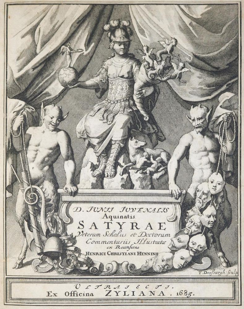 Große Abbildung Nr.1: 140-1457 Juvenalis,D.J.: (Literatur und illustrierte Bücher bis 19.Jahrhundert)